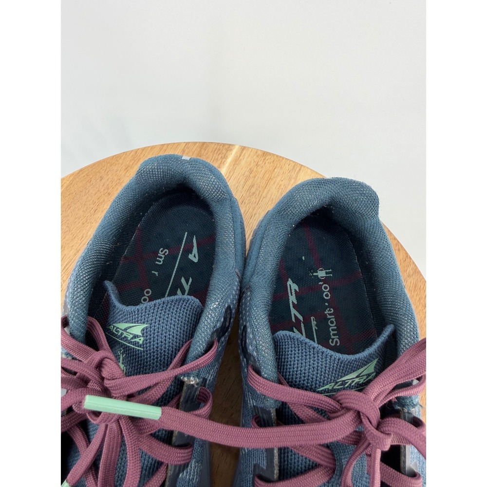 Altra Escalante 4 Smartwool Blue Burgundy Running Shoes AL0A82CT445 Womens 8.5 - Picture 11 of 12